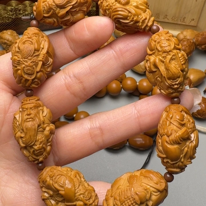 橄榄核手串/手链关公手串