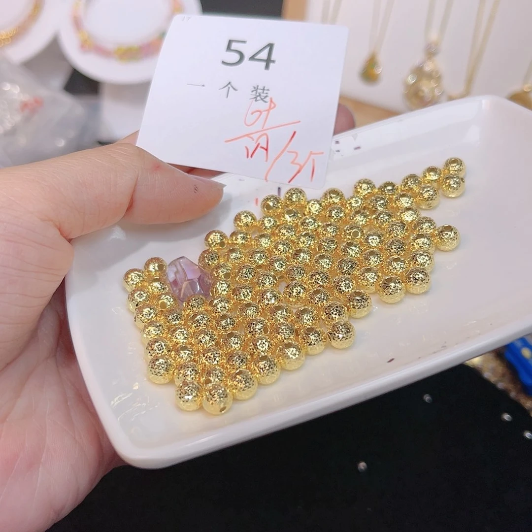 紫晶珠宝半成品银S925镀金镶嵌54