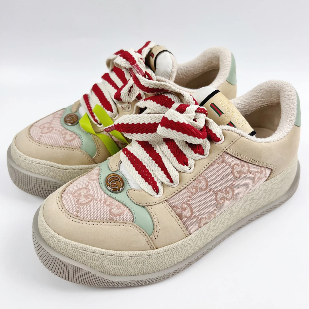 95新 GUCCI/古驰 胖丁厚底运动鞋/36码/98新/Lz01936