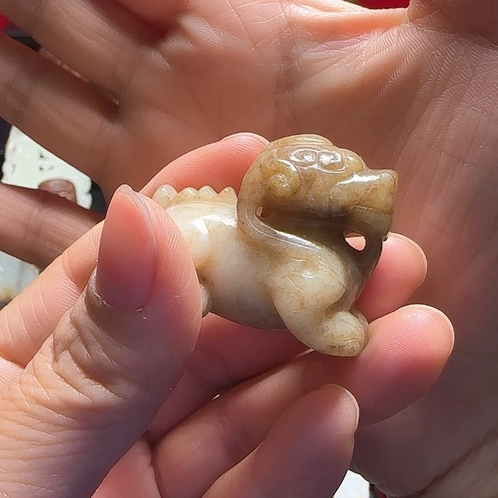 和田玉车挂未镶嵌