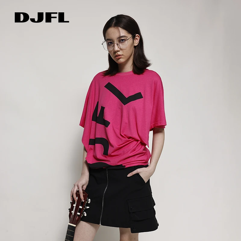 DJFL 白色T恤女 DWWR5T115