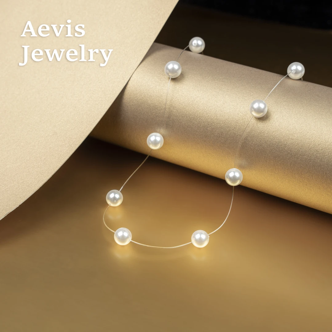 铜合金项链 Aevis Jewelry日韩首饰毛衣链优雅女项链甜美风-8228