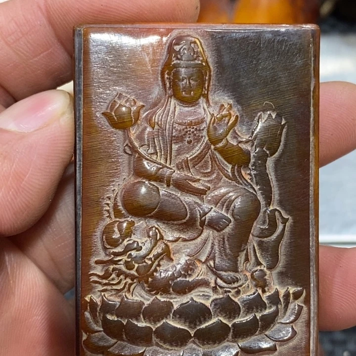 滴血莲花菩提吊坠