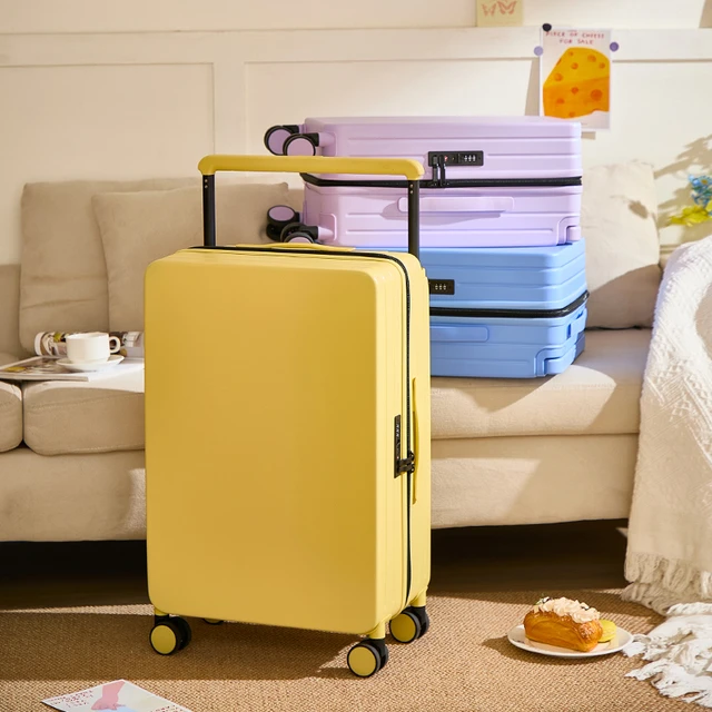 DHJ新款宽拉杆箱行李箱女20寸密码登机箱大容量结实耐用旅行箱子