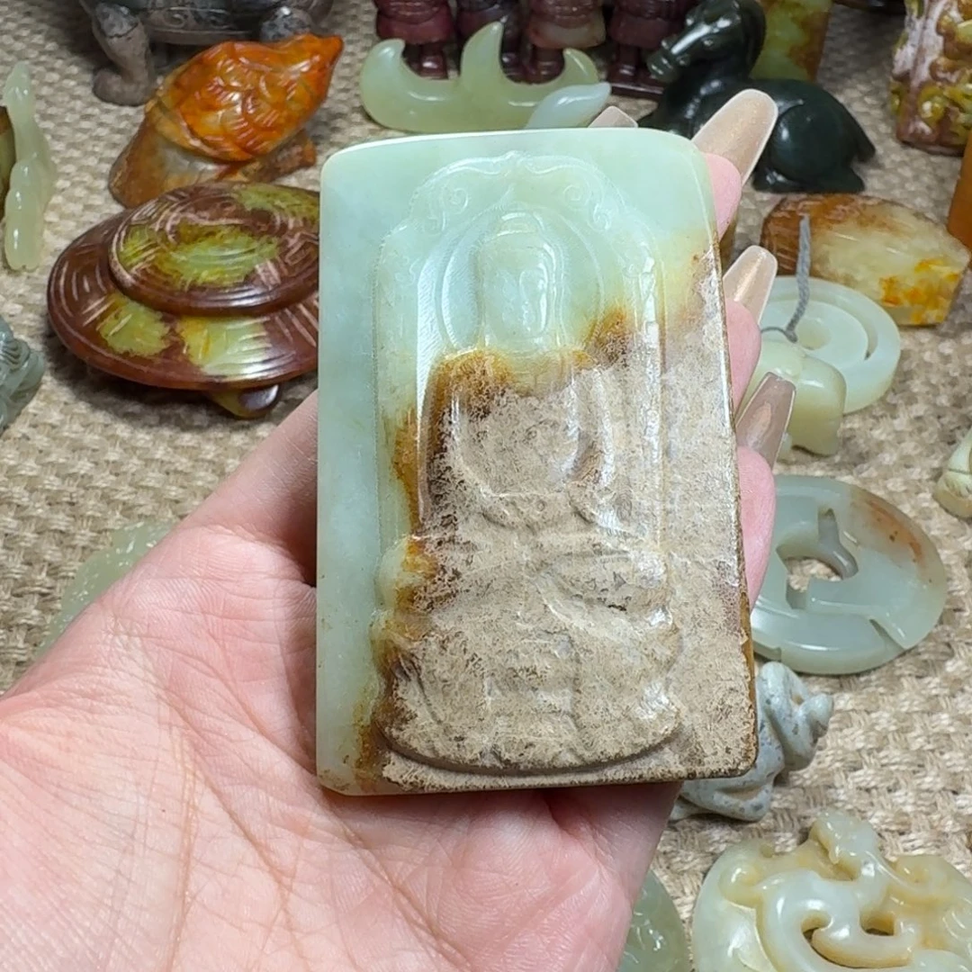吊坠白玉菩提挂件