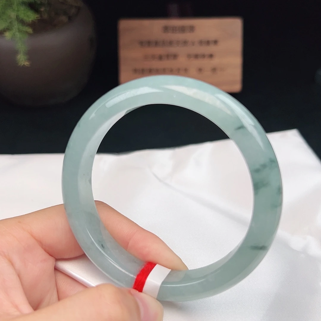 翡翠未镶嵌手镯b0331-19
