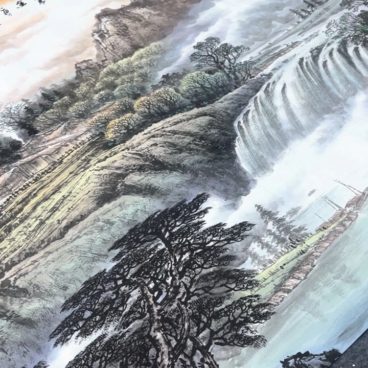 国画我的心好痛啊我的心真的好痛啊