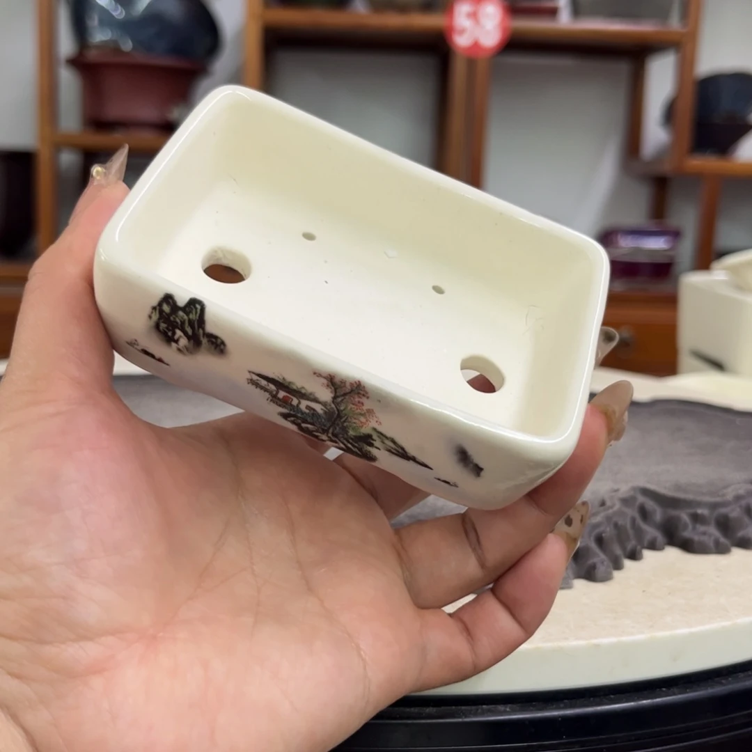 紫砂花盆瑕疵火烈3-10/7。z