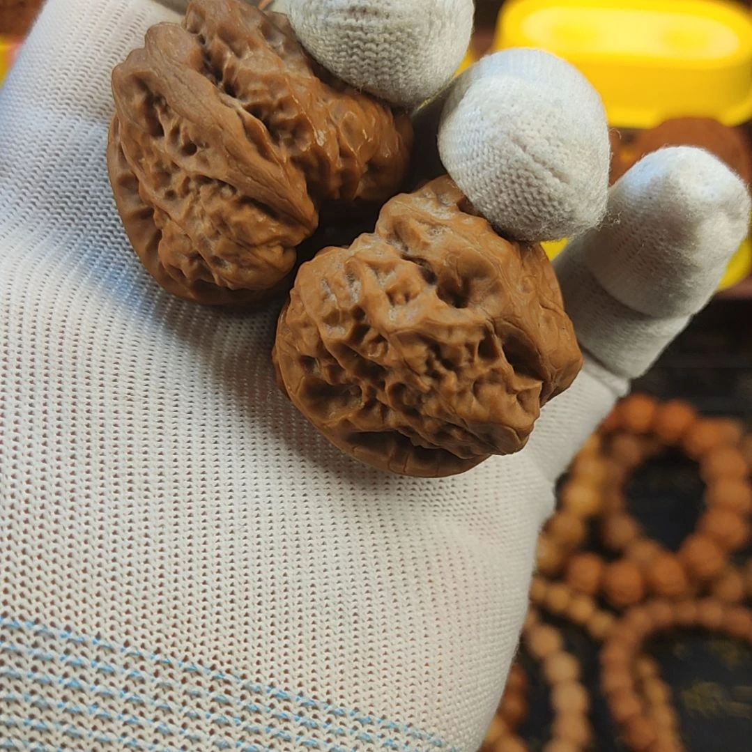 文玩核桃把件蛤蟆头38