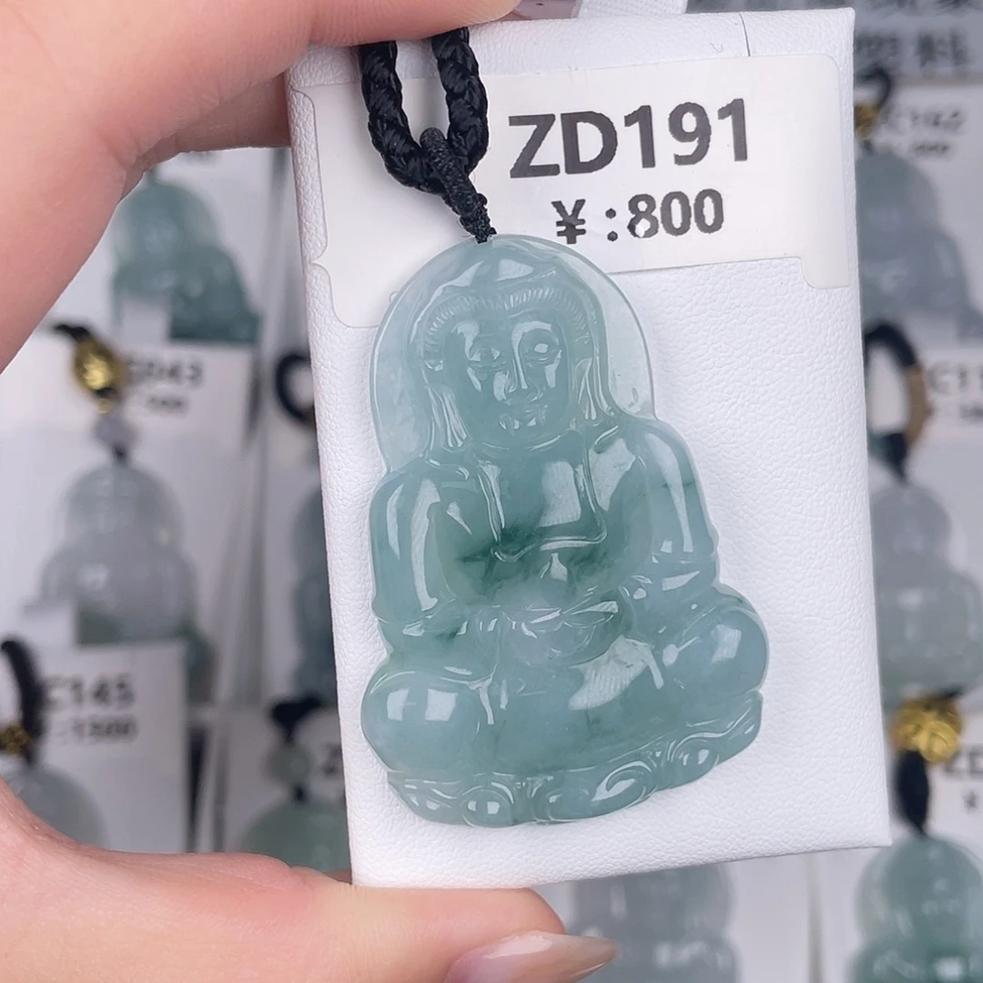 翡翠未镶嵌颈饰zd191