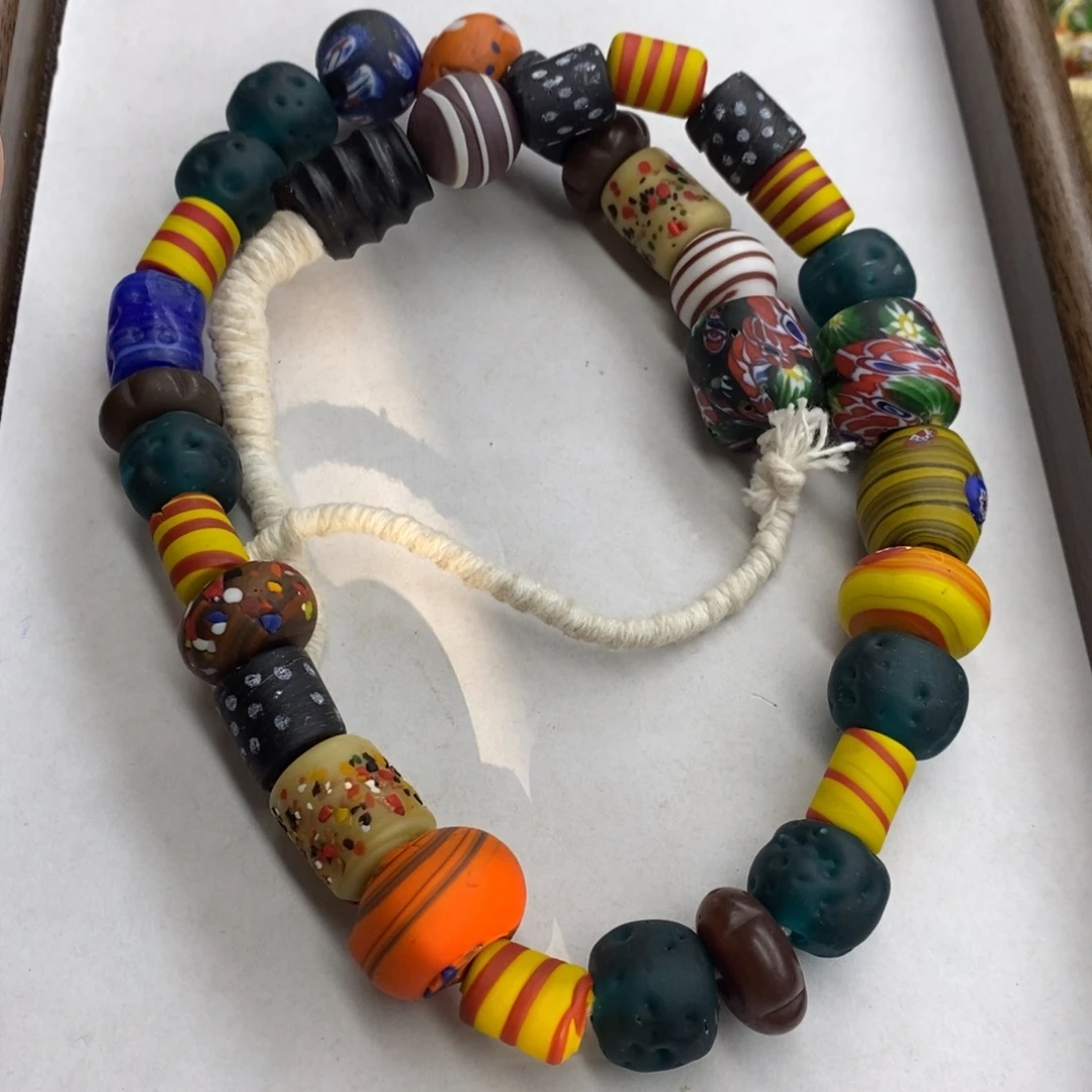 琉璃颈饰尼泊尔老多宝 001