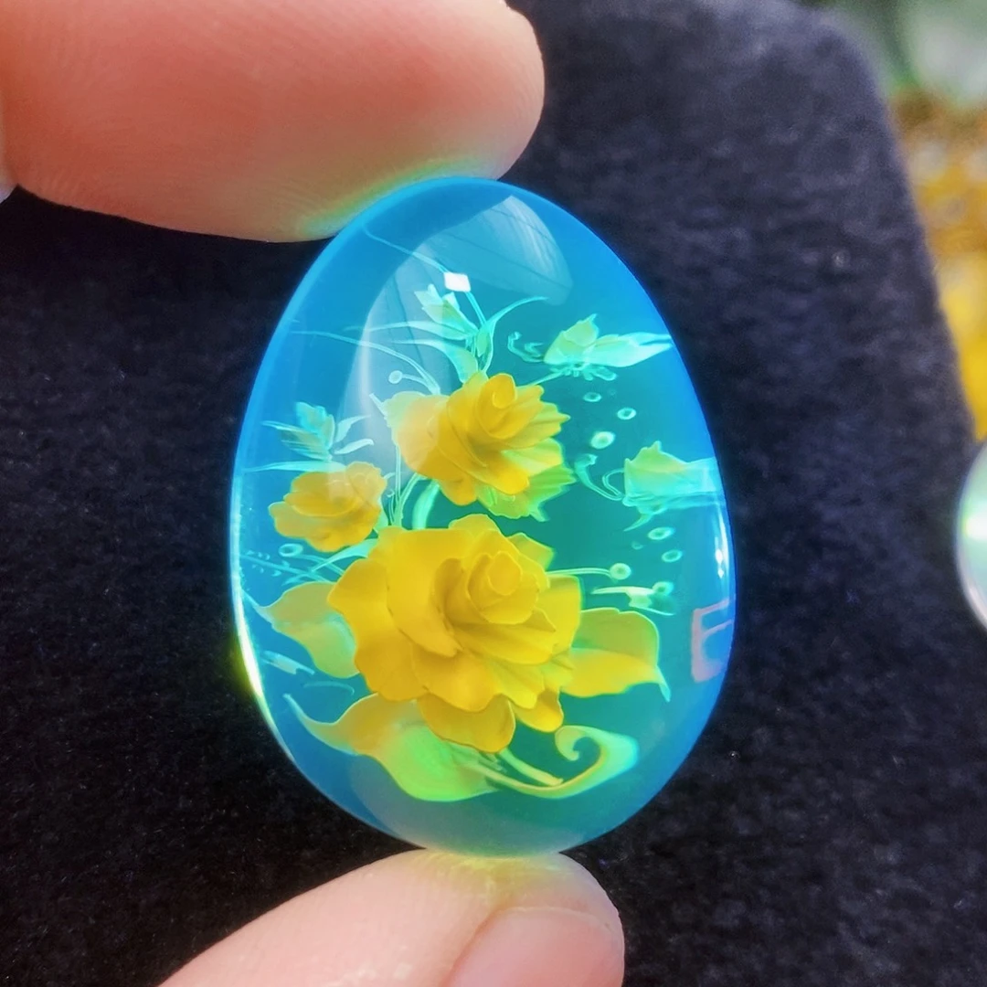 【闪购商品】蓝珀吊坠(不含链)未镶嵌