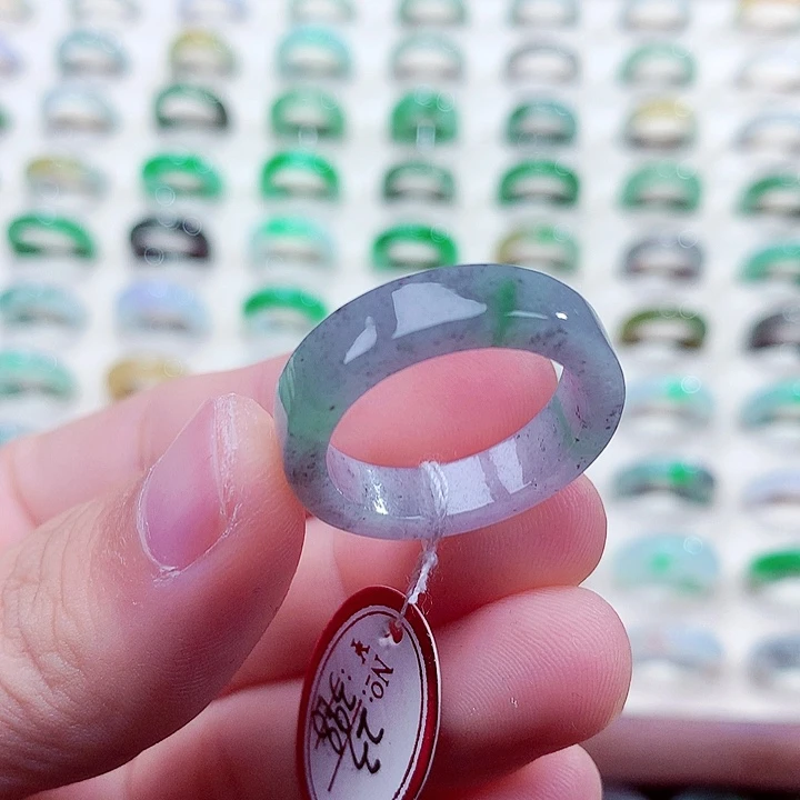 翡翠未镶嵌戒指23号