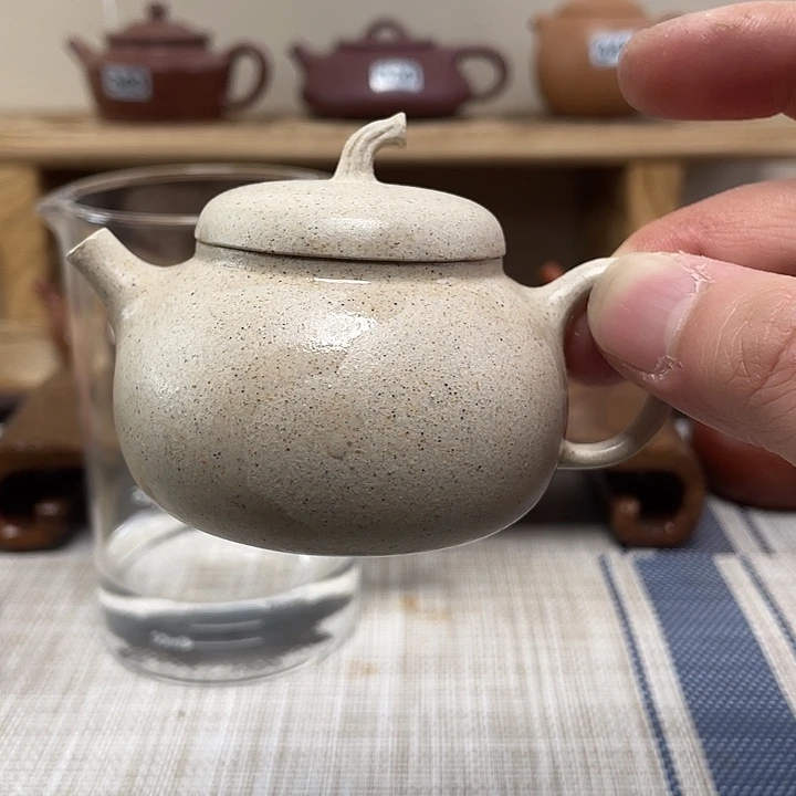 紫砂茶壶李*敏原矿手工紫砂壶