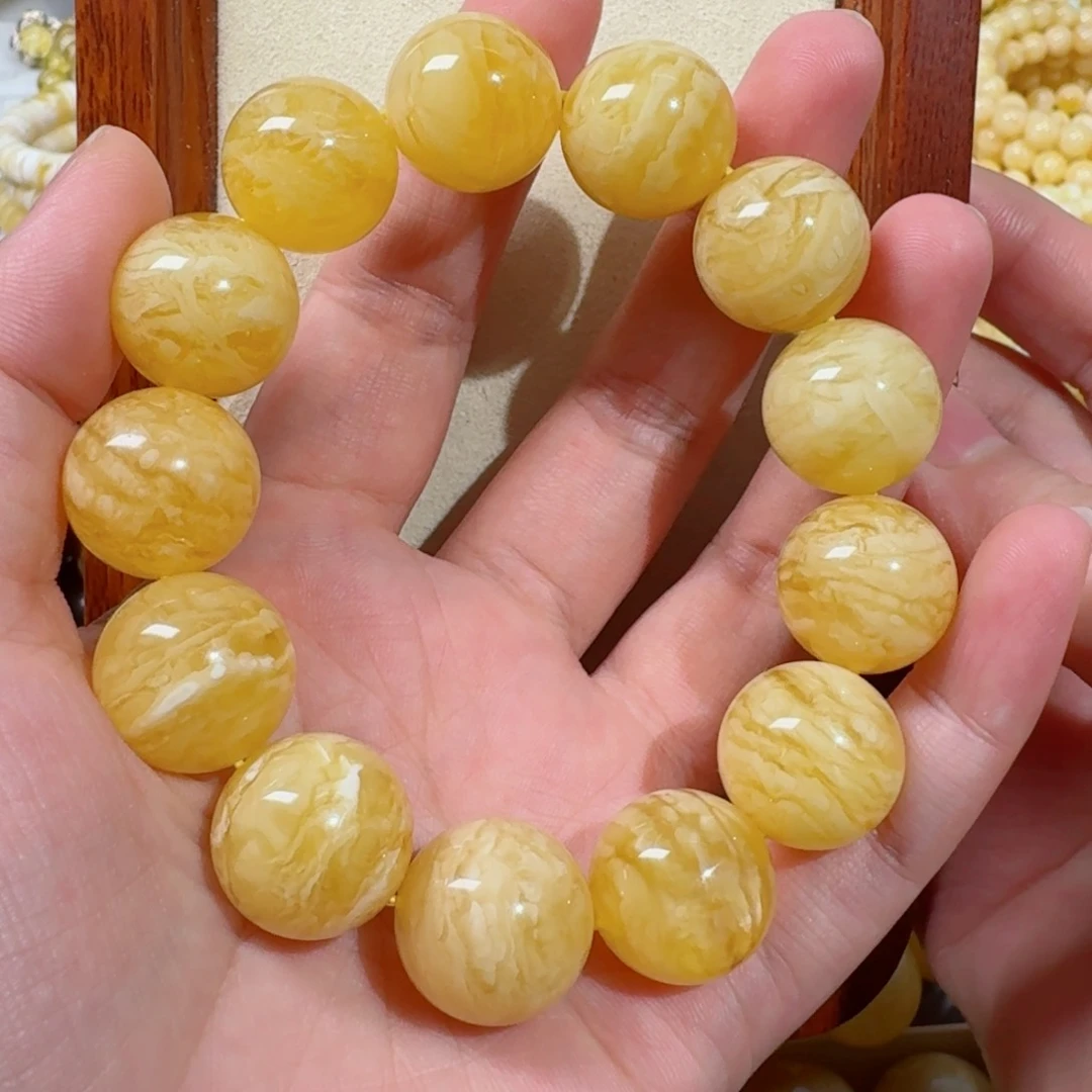 用***1未镶嵌琥珀手链蜜蜡手串