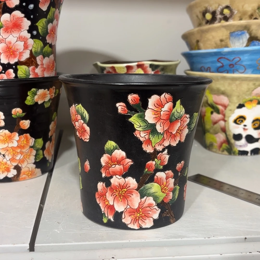 景德镇手绘花盆陶瓷14/14