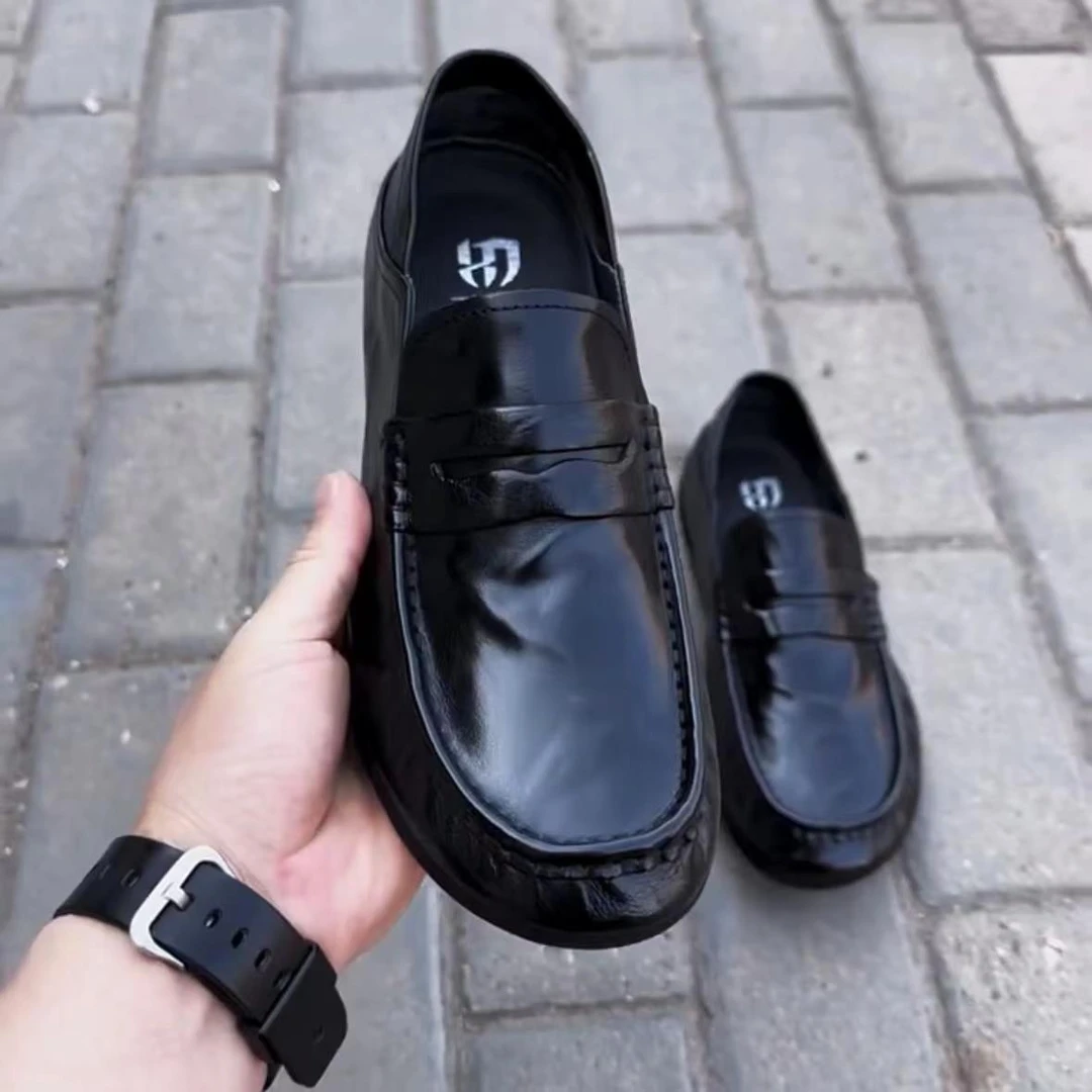 【香港DcSU&Shoes官方正品】季新款柔软透气一脚蹬乐福鞋驾车休闲