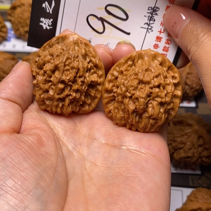 文玩核桃吊坠40尺官帽90
