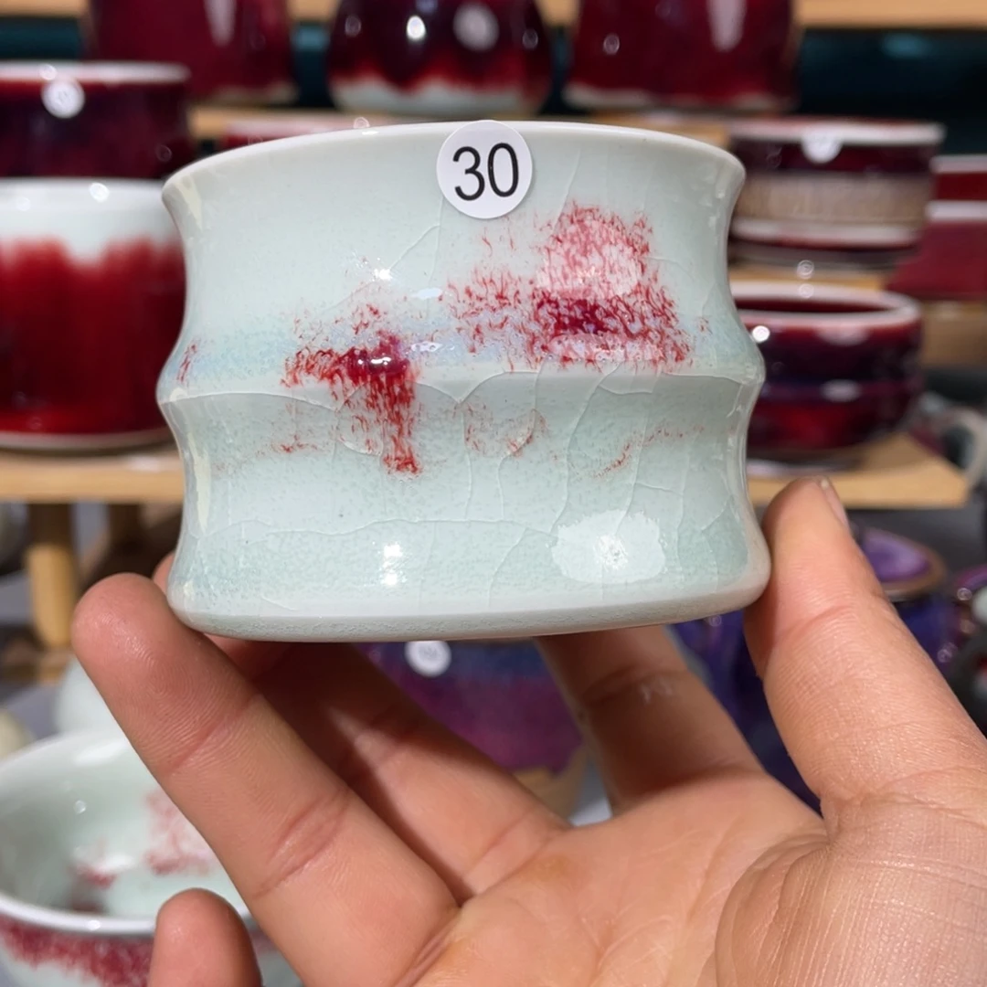 瓷片纯手工制作……微微瑕