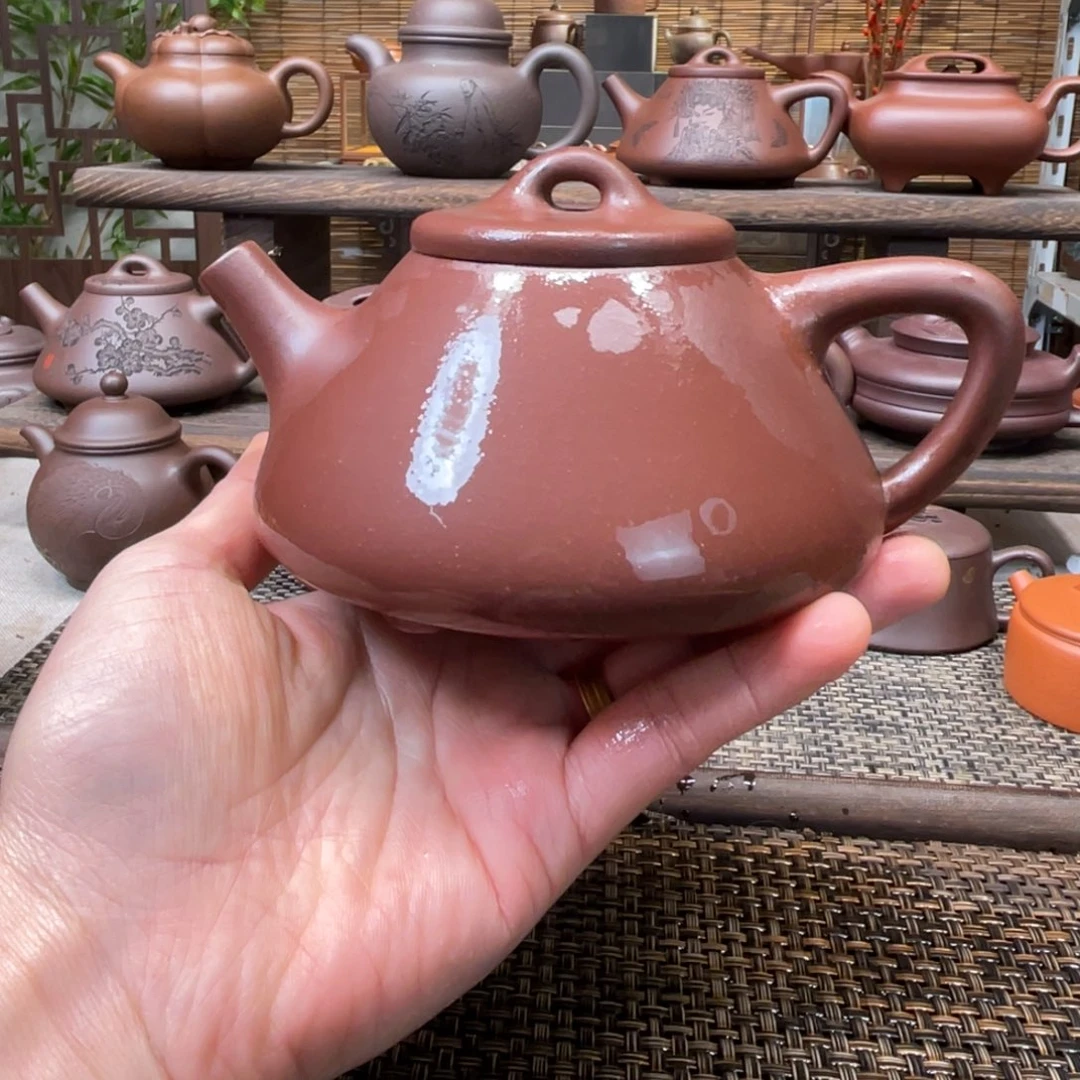 紫砂茶壶宜兴原矿紫砂手工制320