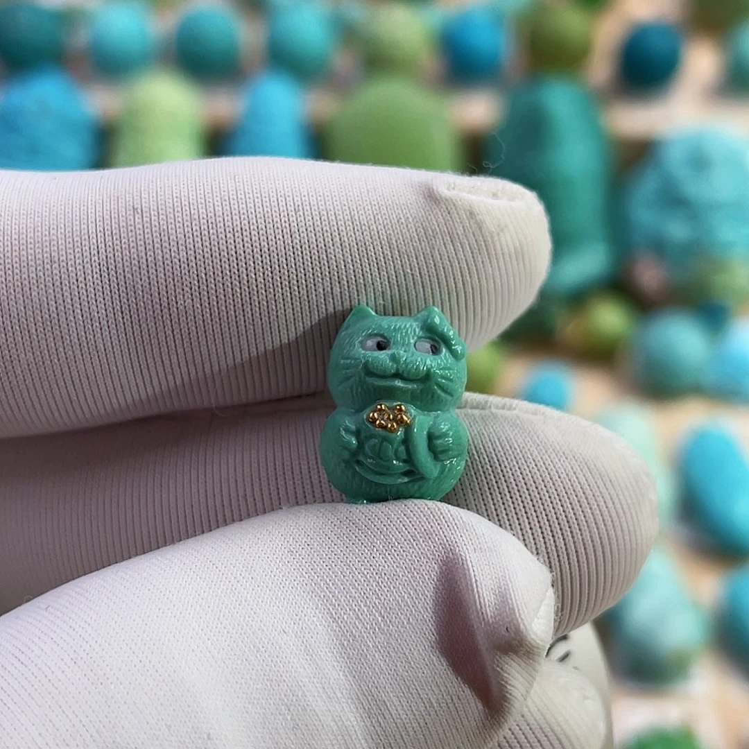 未镶嵌绿松石珠宝奇石