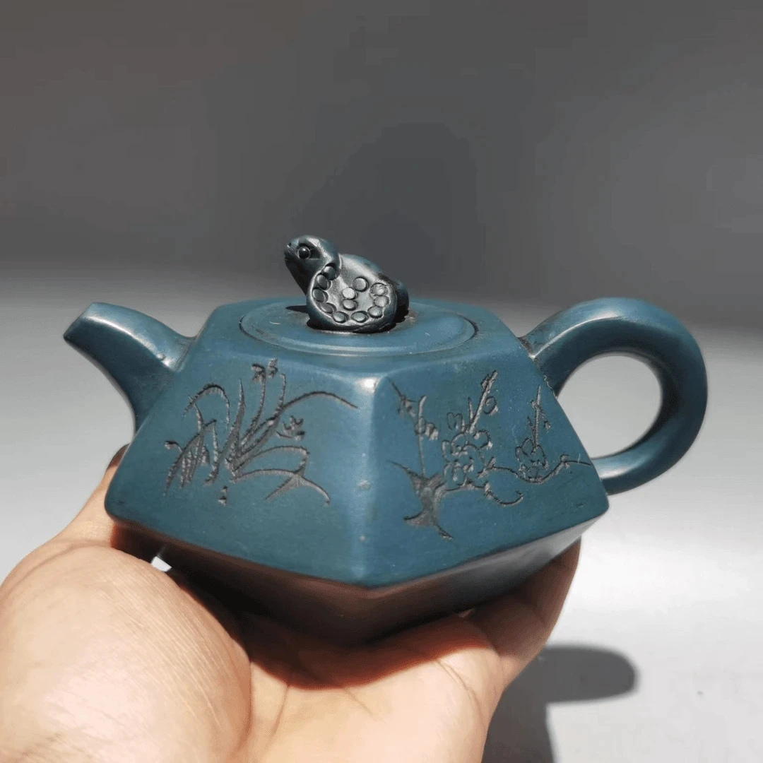 十二方壶福在眼前天青泥280ml全手旧藏