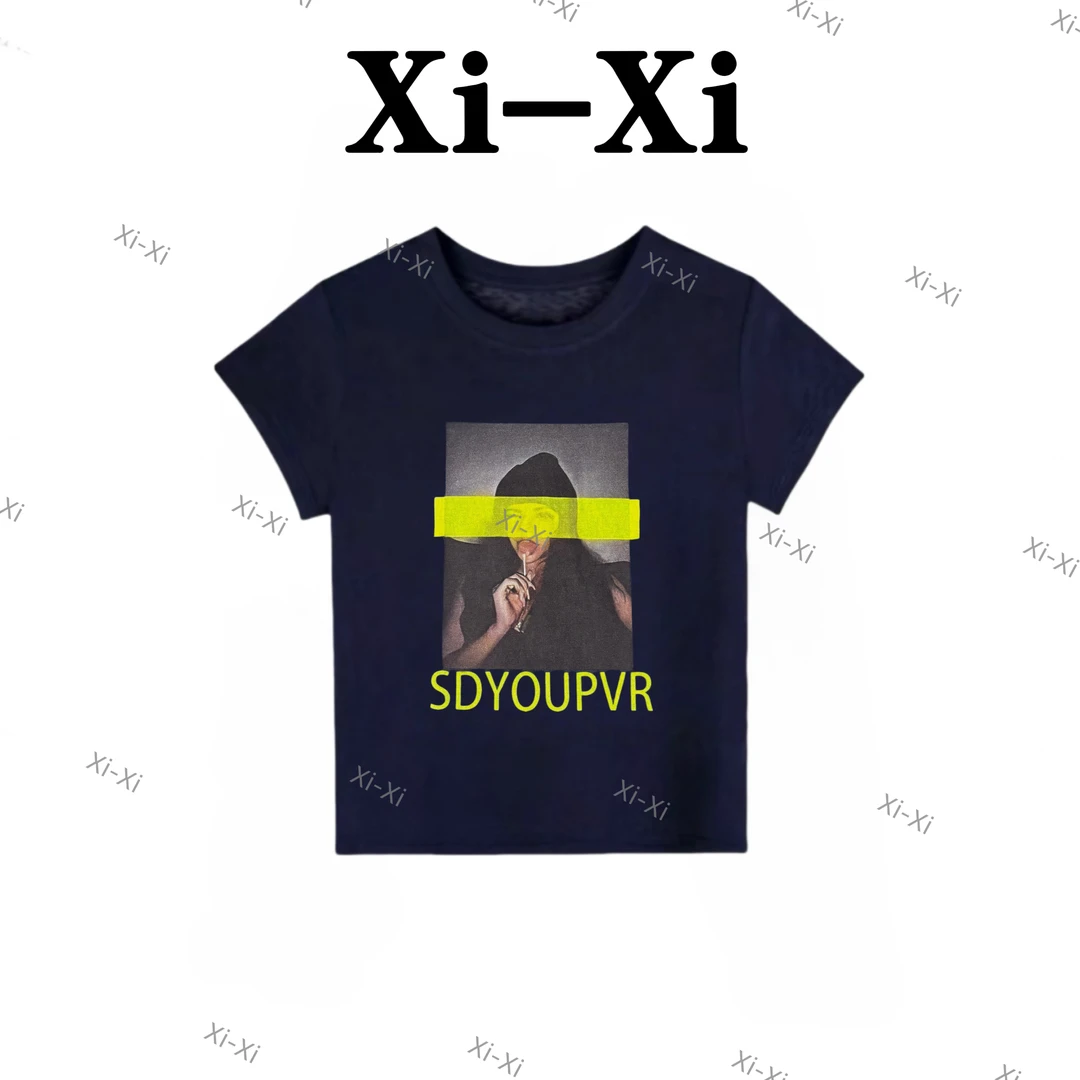 【时尚博主】夏季薄款天丝冰感减龄显瘦短袖T恤