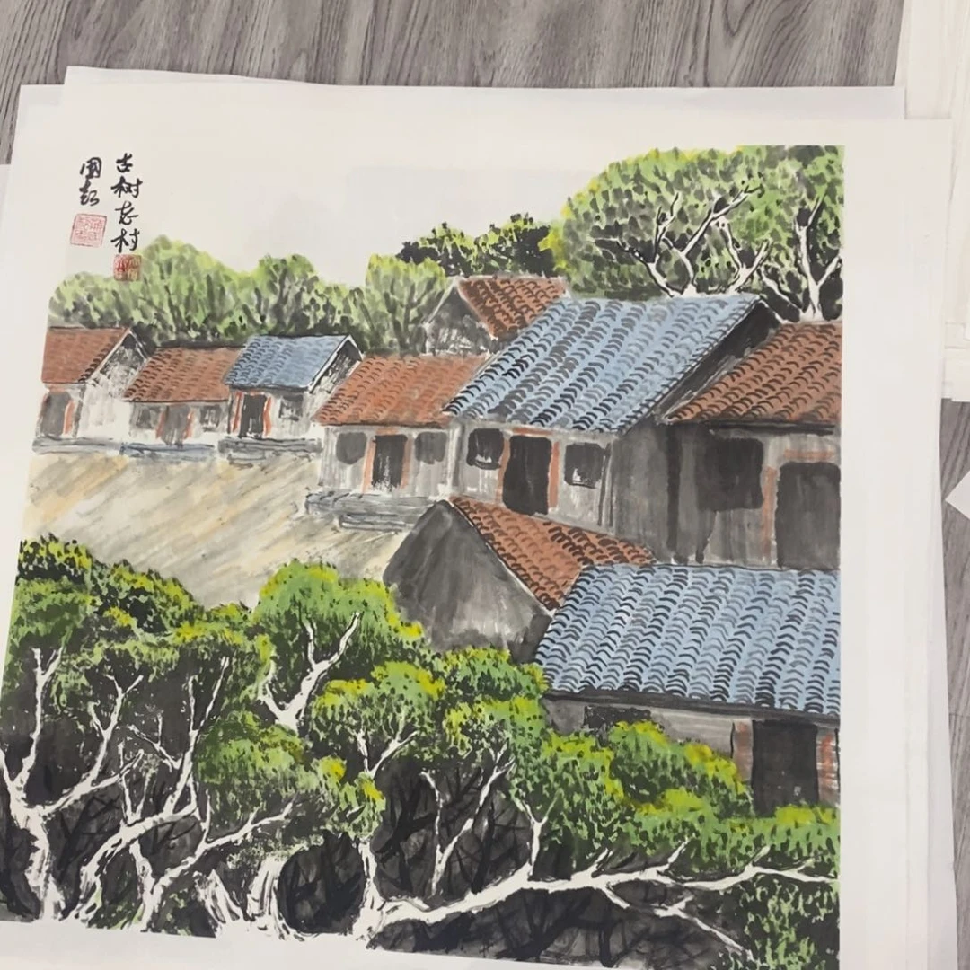 国画朱*绘画作品欣赏
