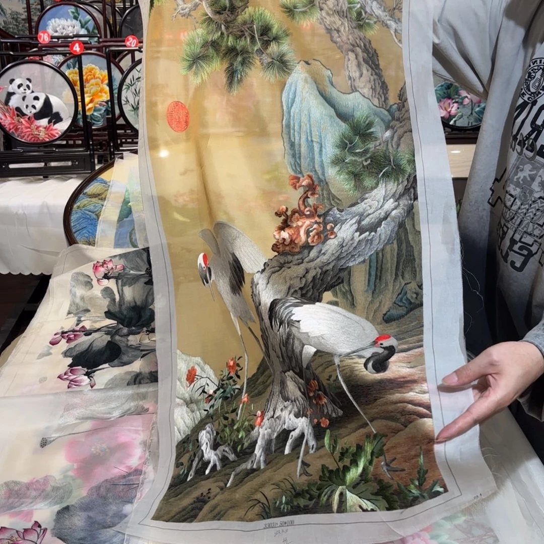 织绣纯手工制作工艺