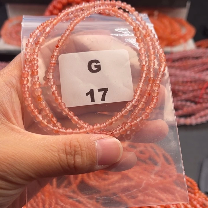 南红玛瑙未镶嵌多样性发货默认微瑕称重3mm