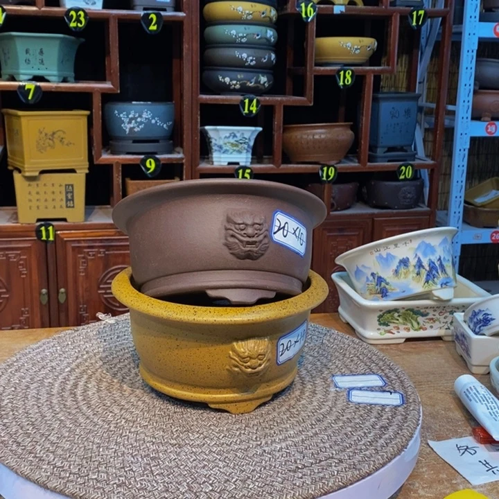 紫砂花盆紫砂花盆