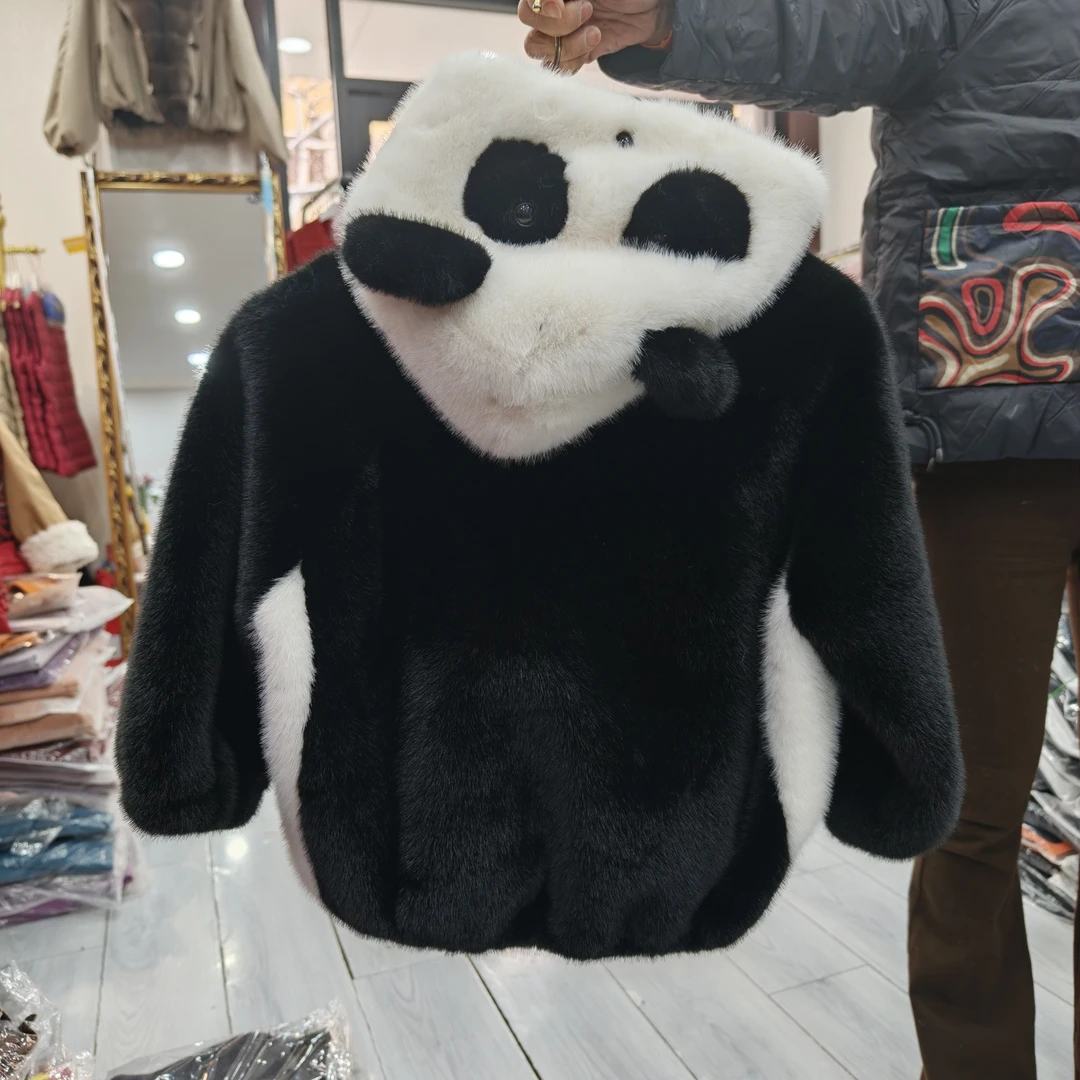 儿童小熊猫款外套