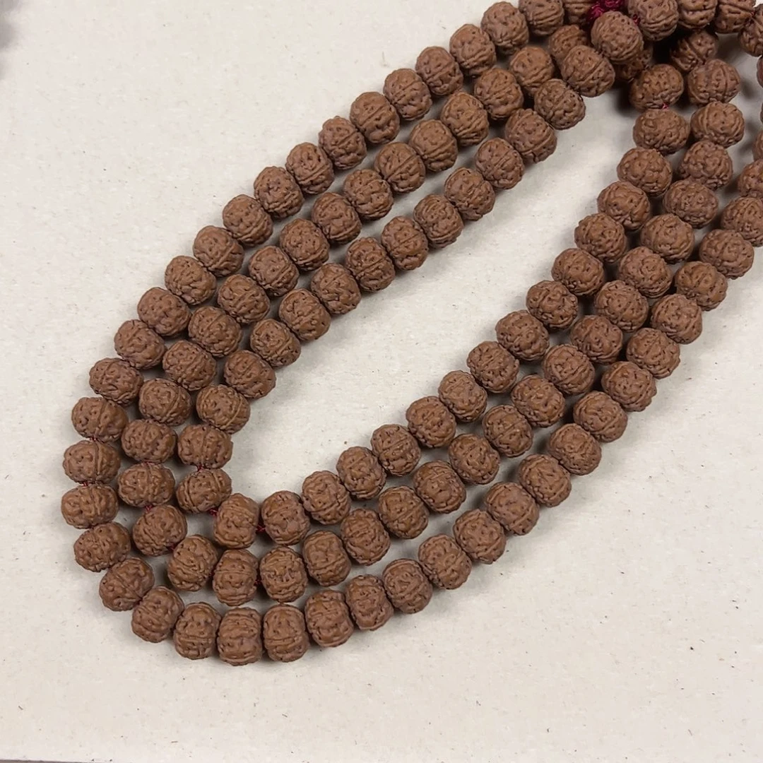 财***白金刚菩提吊坠老树王108