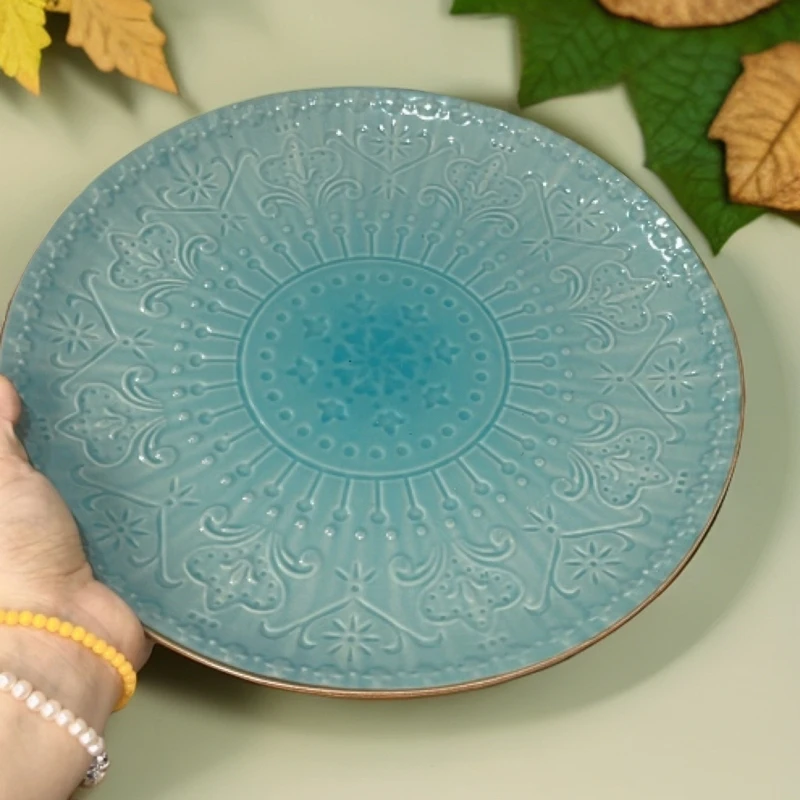 0313 10.5英寸浮雕大盘