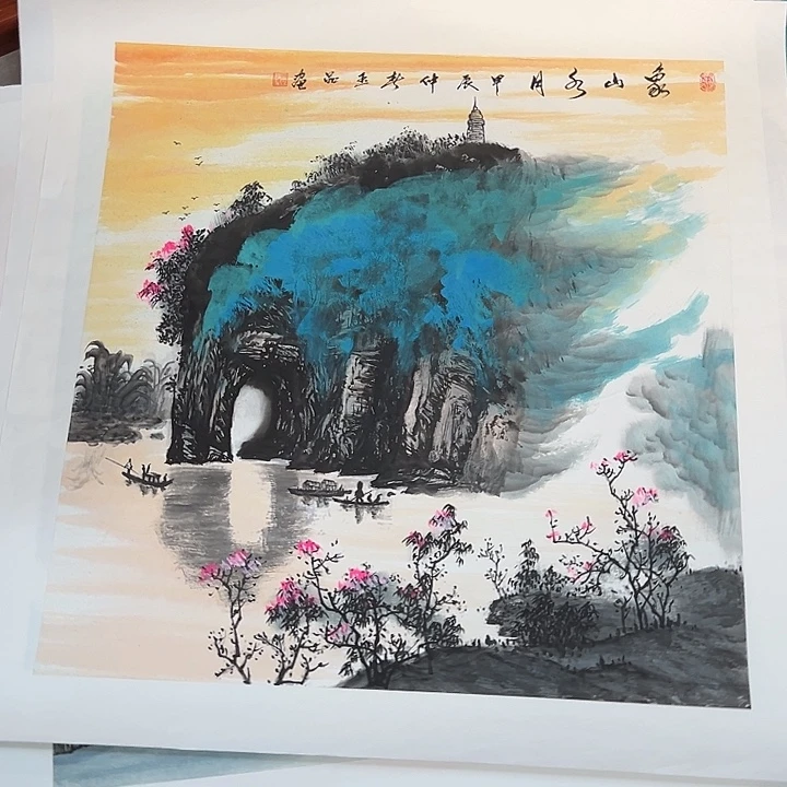 国画精品手绘国画作品