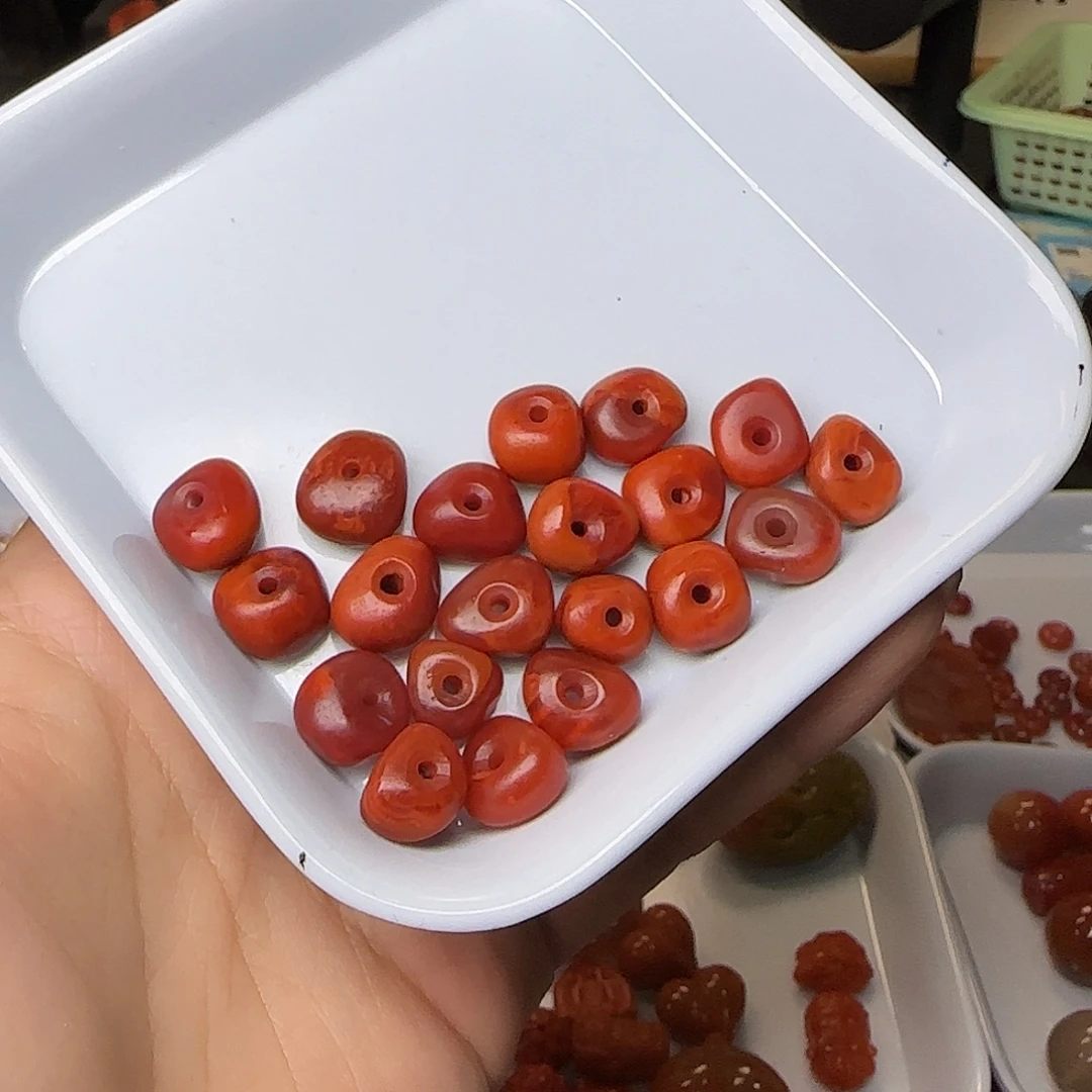 ****梨南红玛瑙未镶嵌吊坠(不含链)