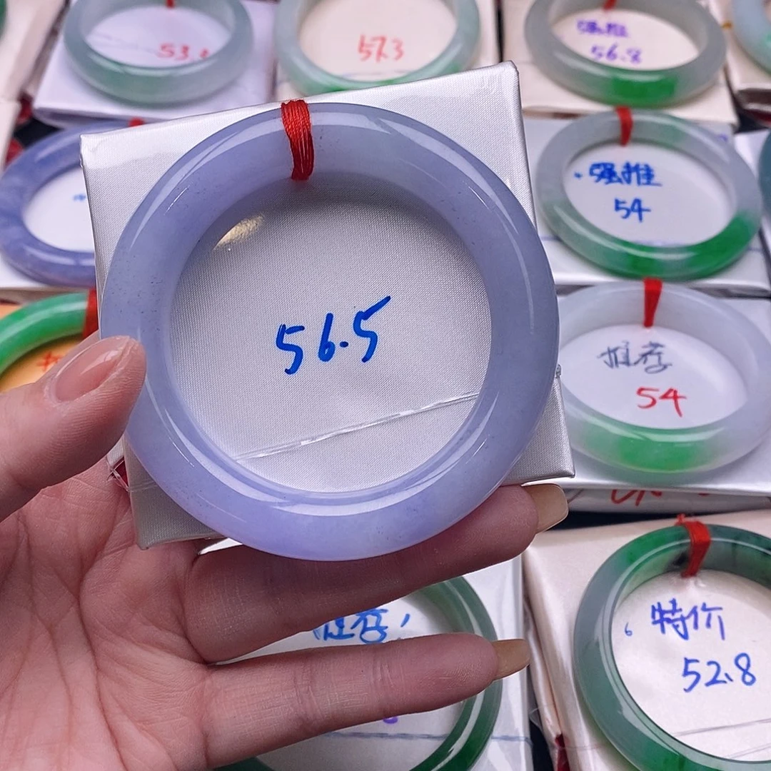 翡翠未镶嵌手镯56