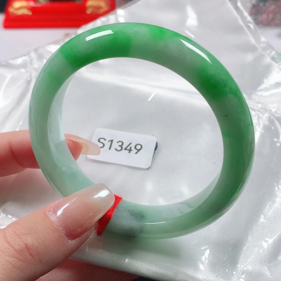 未镶嵌手镯翡翠天然翡翠手镯s1349