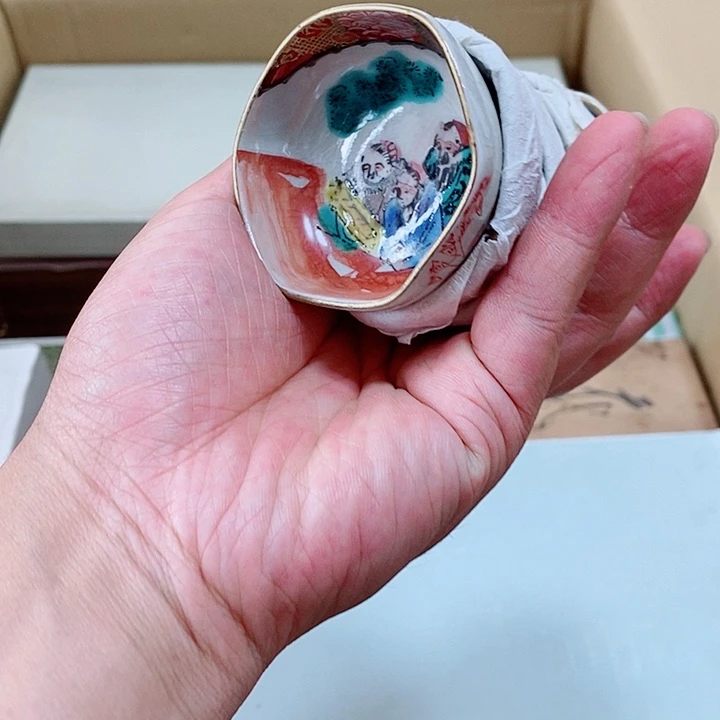 风***翎中古回流瓷器茶周边