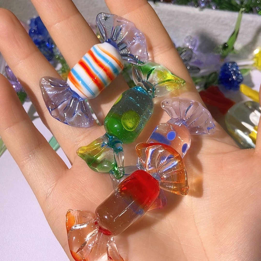 琉璃手工艺品糖果四个
