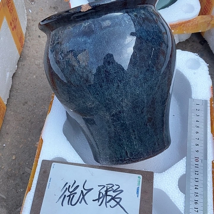 红陶紫砂花盆武穆云仓