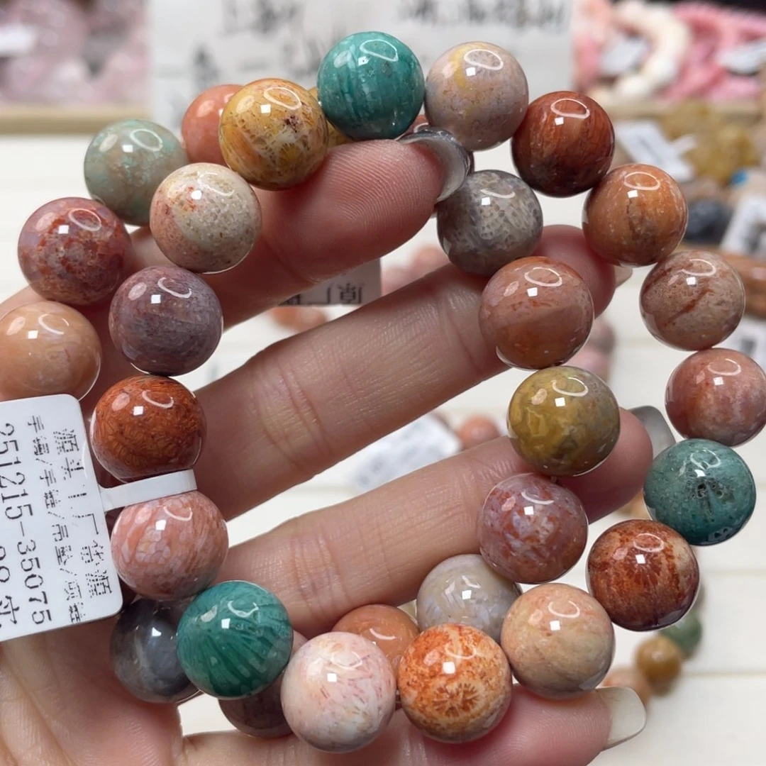 未镶嵌手链硅化玉罗*松806