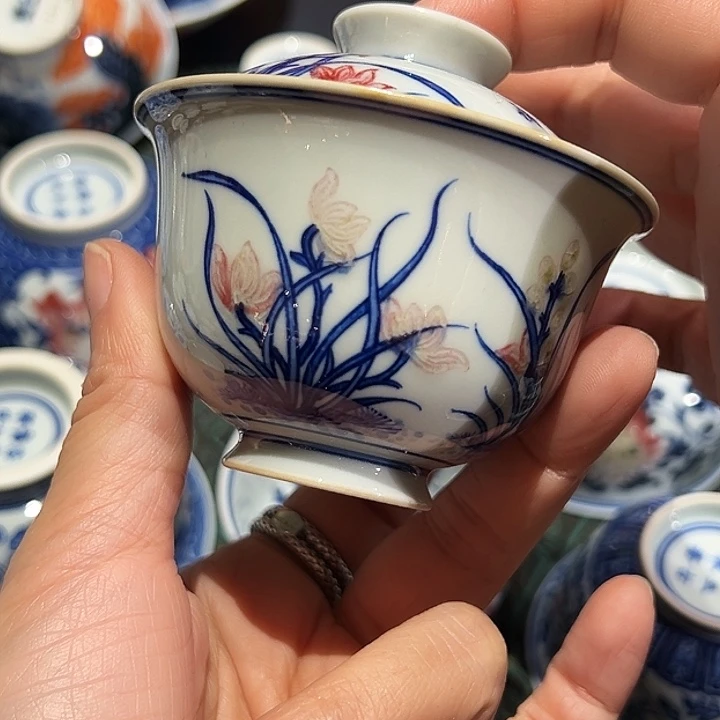 微瑕臻玉古坊原矿孔雀石釉里红