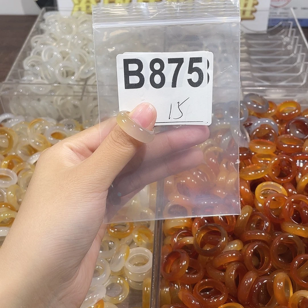 未镶嵌戒指玛瑙/玉髓875