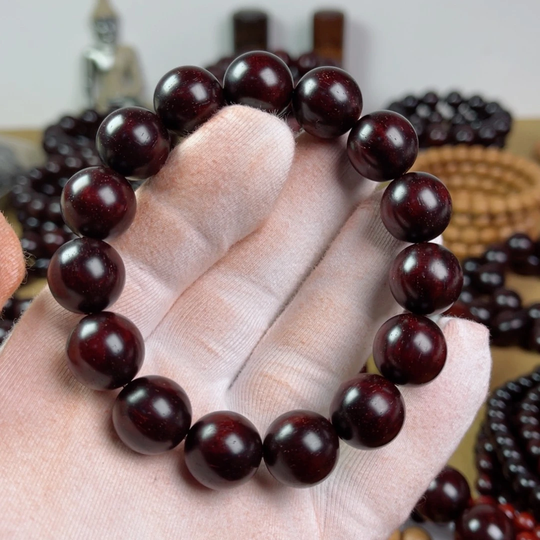 手串/手链小叶紫檀1.5高油密龙鳞金星