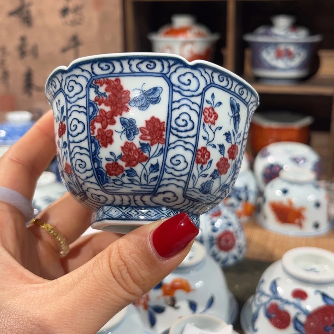 陶杯子景德镇陶瓷主人杯