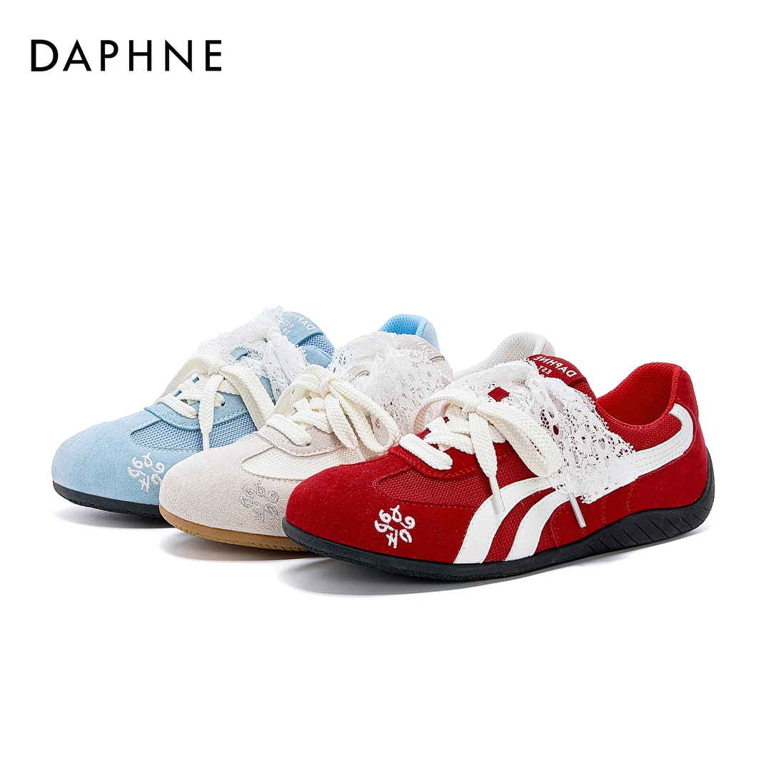 达芙妮厚底德训鞋女款超火复古女鞋2025春夏新款百搭休闲鞋运动鞋