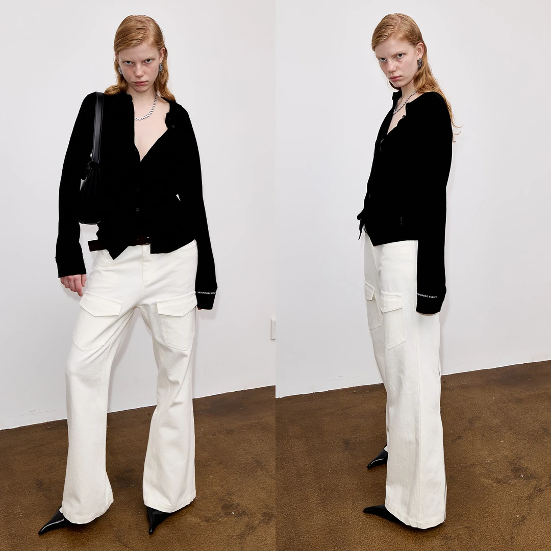 WEARABLE EVENT经典毛织开衫  Classic wool cardigan