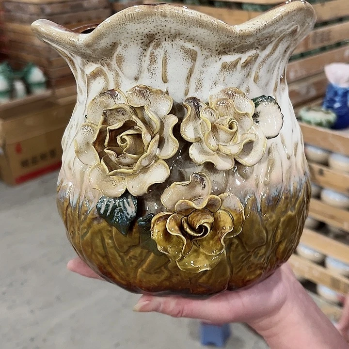 陶瓷陶瓷多肉植物花盆