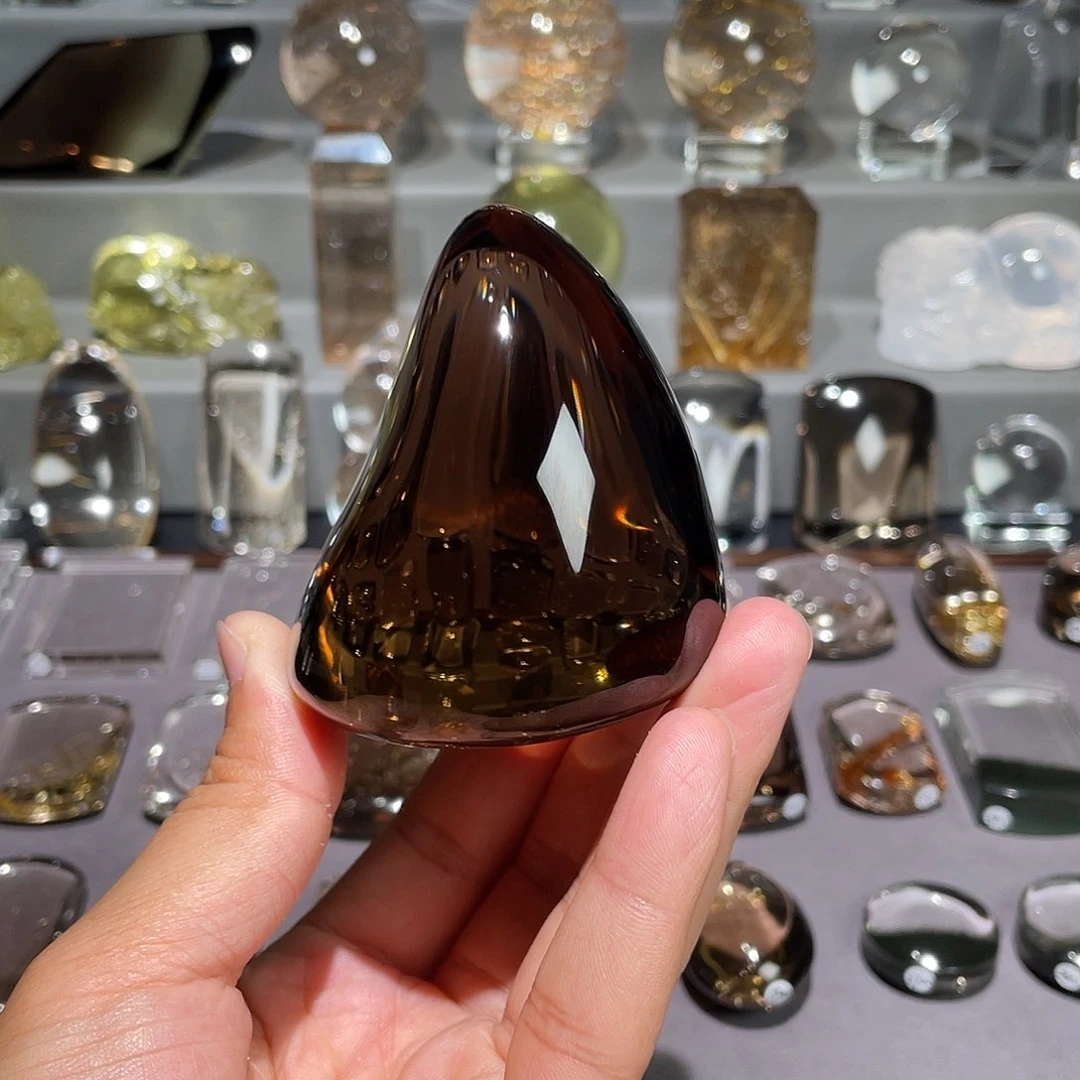 水晶水晶摆件把玩未镶嵌元***常